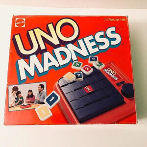 Vintage 1995 UNO Madness Game  by Mattel Complete